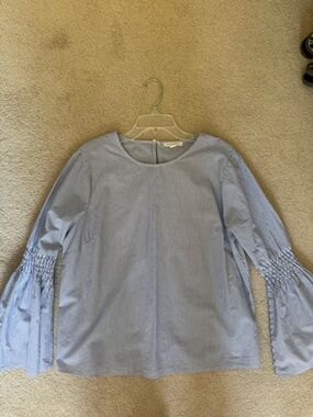 Beach Lunch Lounge Blouse Size L EUC